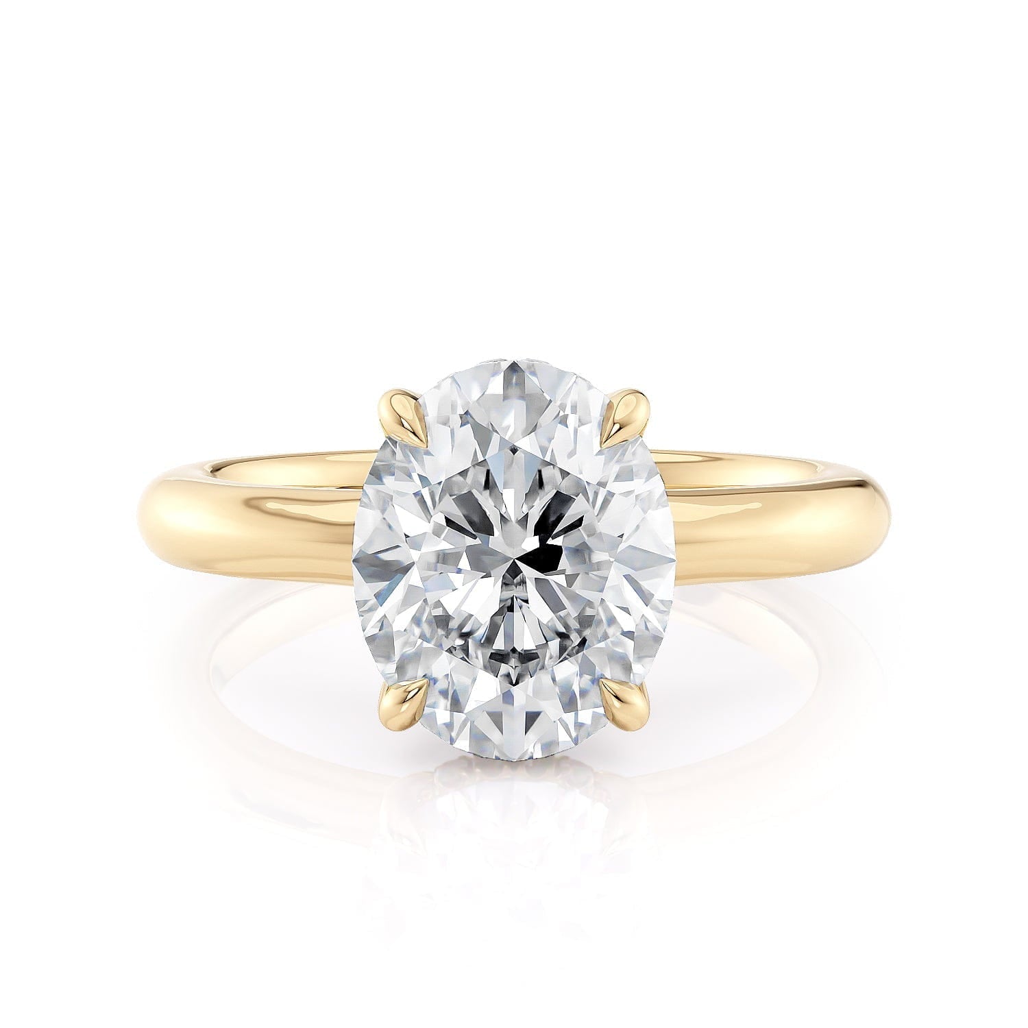 Michael M Crown R812 - 3 Oval Yellow - Everett Jewelry