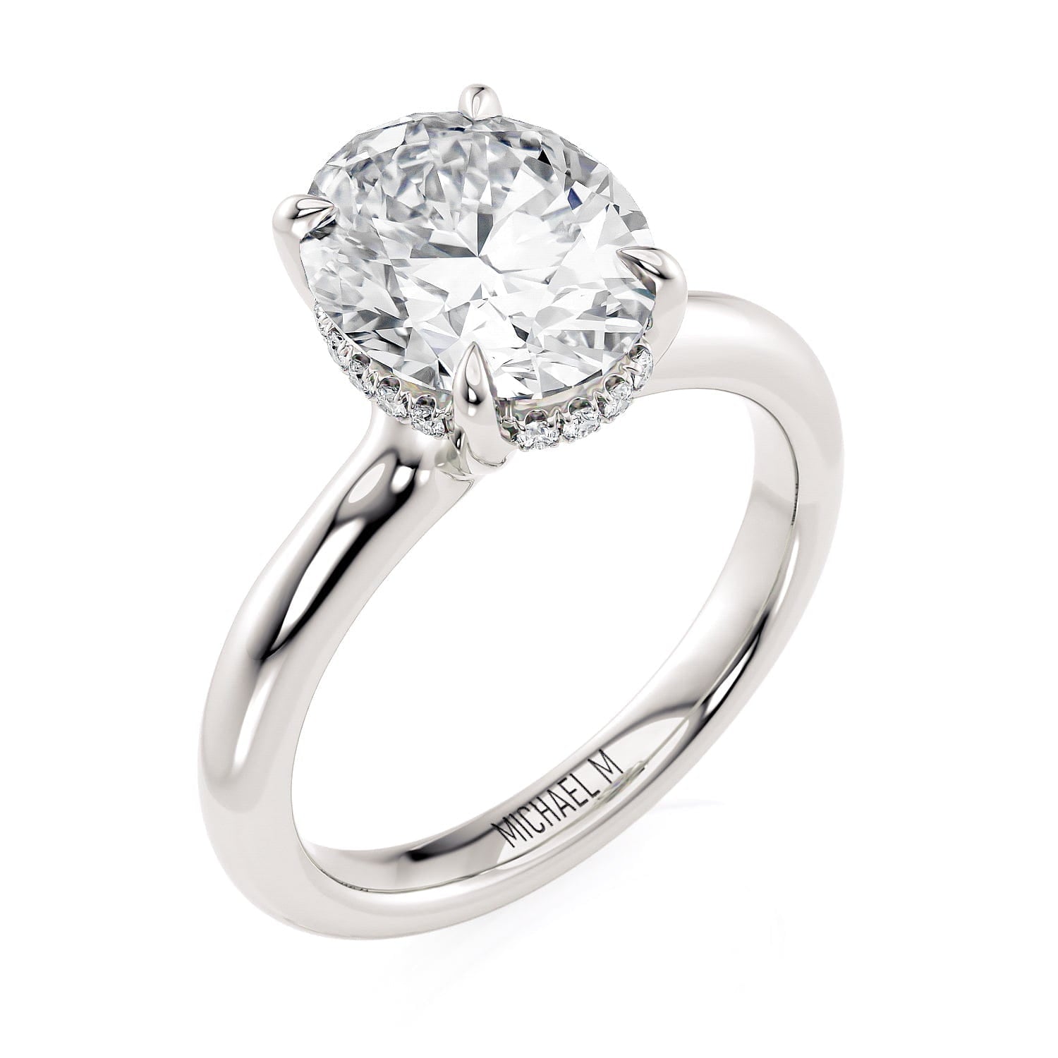 Michael M Crown R812 - 3 Oval Yellow - Everett Jewelry