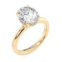 Michael M Crown R812 - 3 Oval Yellow - Everett Jewelry