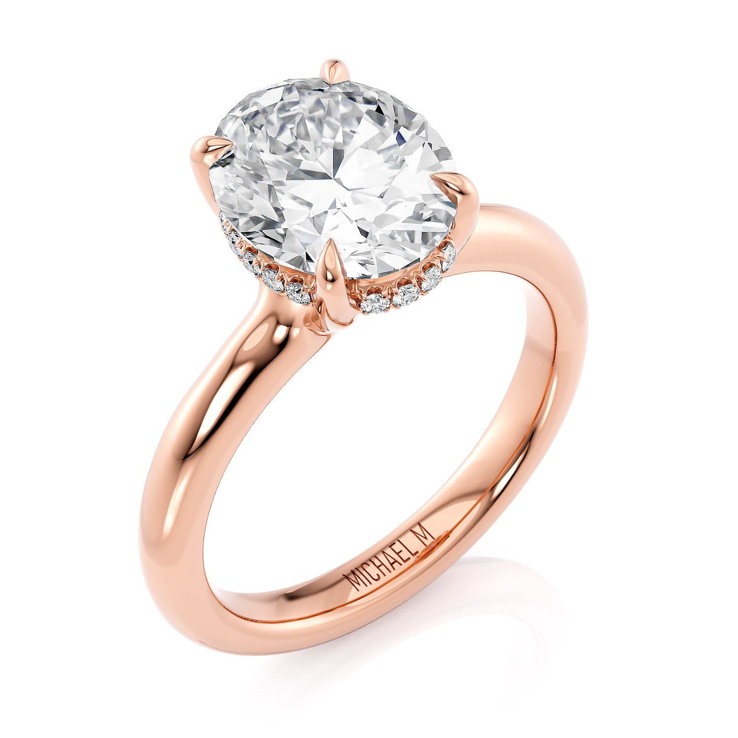 Michael M Crown R812 - 3 Oval Yellow - Everett Jewelry