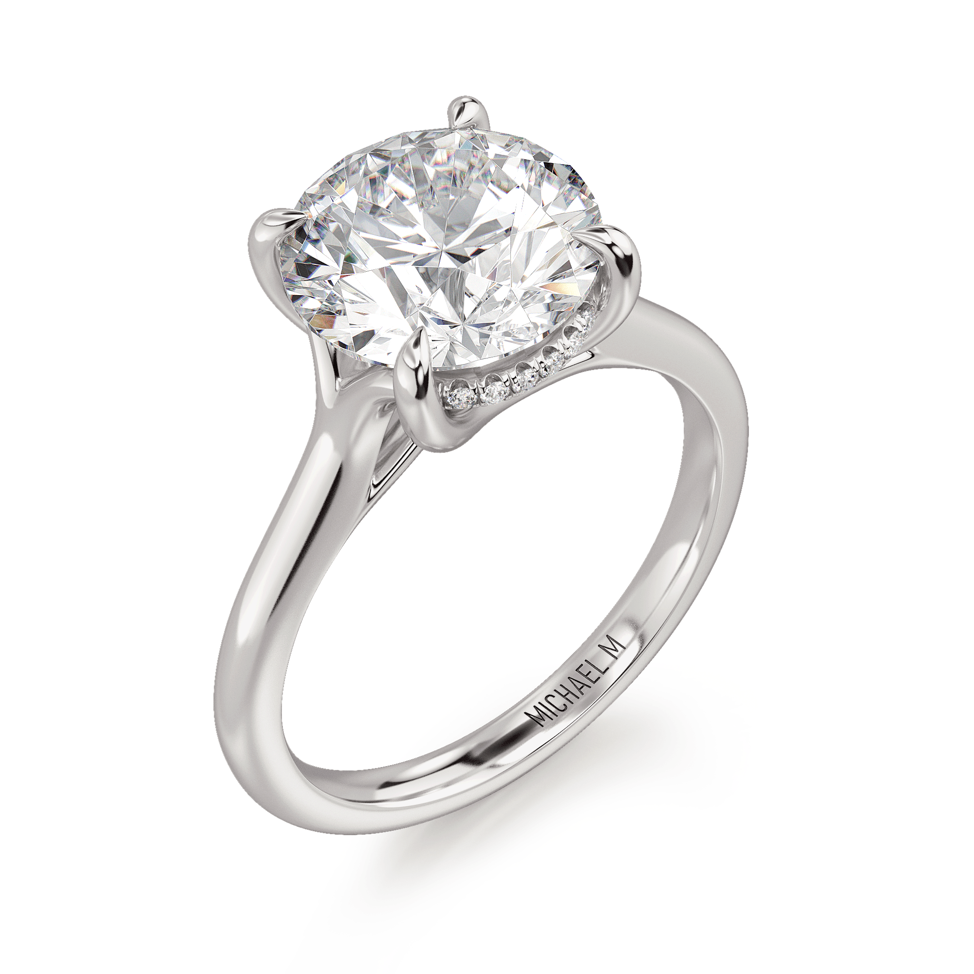 Michael M Crown R828 - 3 Round - Everett Jewelry