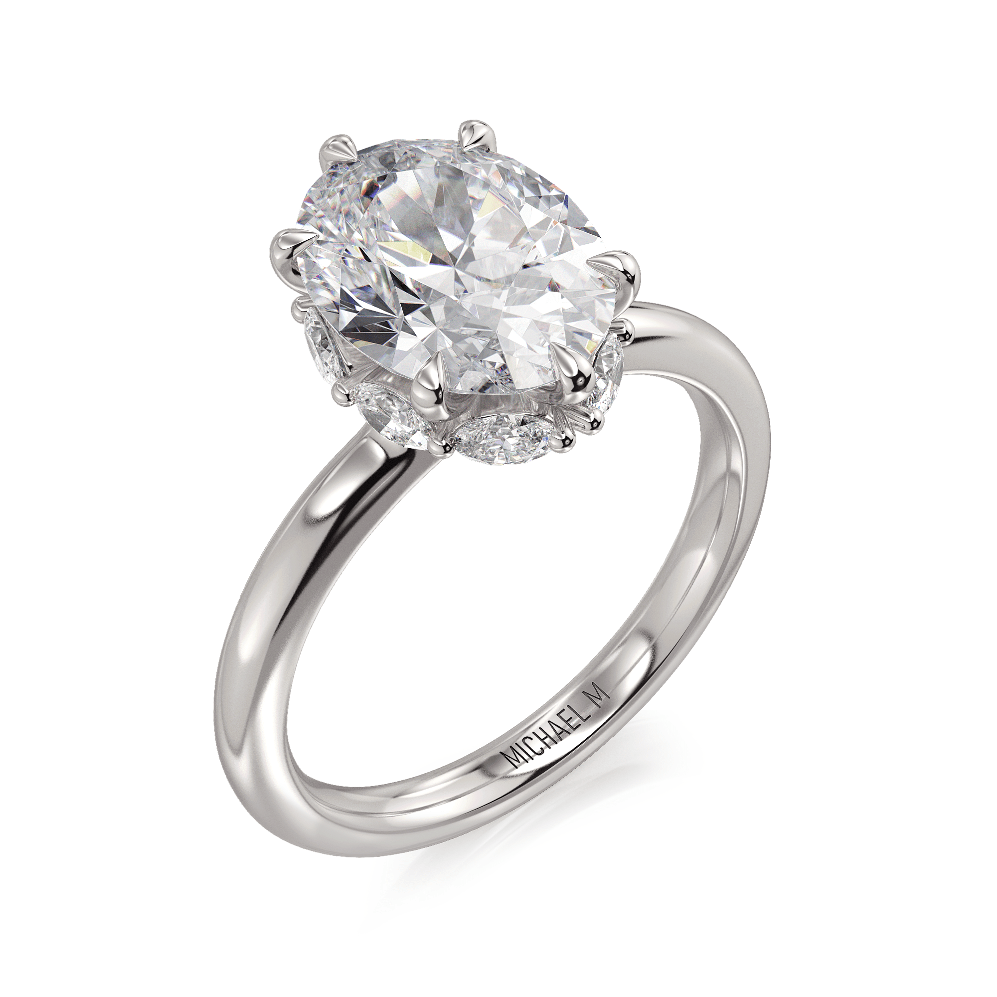 Michael M Monarch R834 - 3 Oval - Everett Jewelry