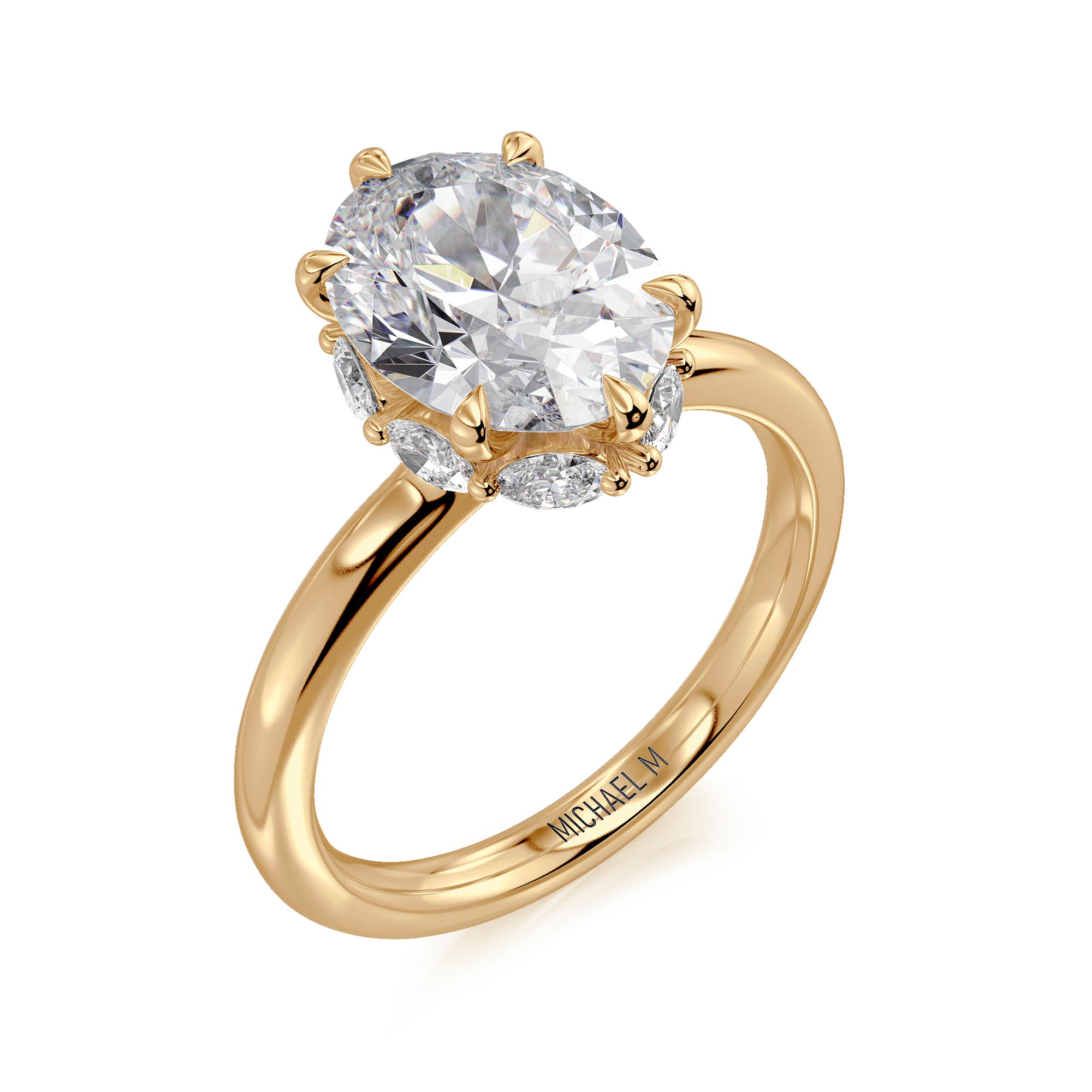 Michael M Monarch R834 - 3 Oval - Everett Jewelry