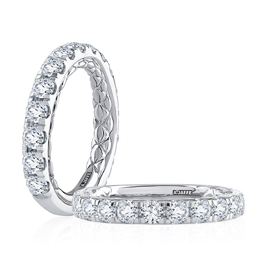 Wedding Bands| White Gold Round Ring | Everett Jewelry – Everett Jewelry