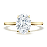 Oval Solitaire Engagement Ring - Everett Jewelry