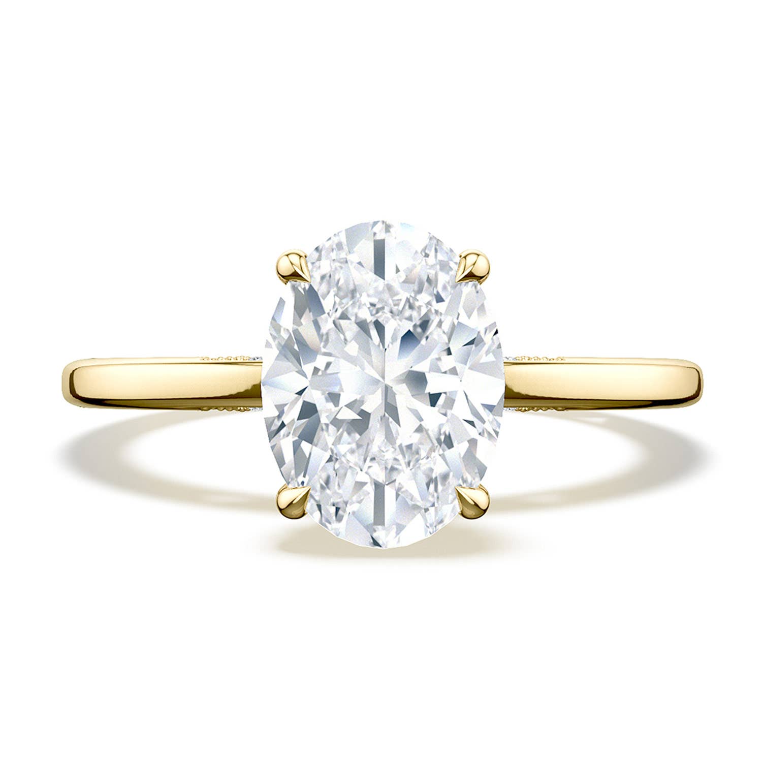 Oval Solitaire Engagement Ring - Everett Jewelry