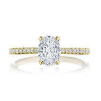 Oval Solitaire Engagement Ring - Everett Jewelry