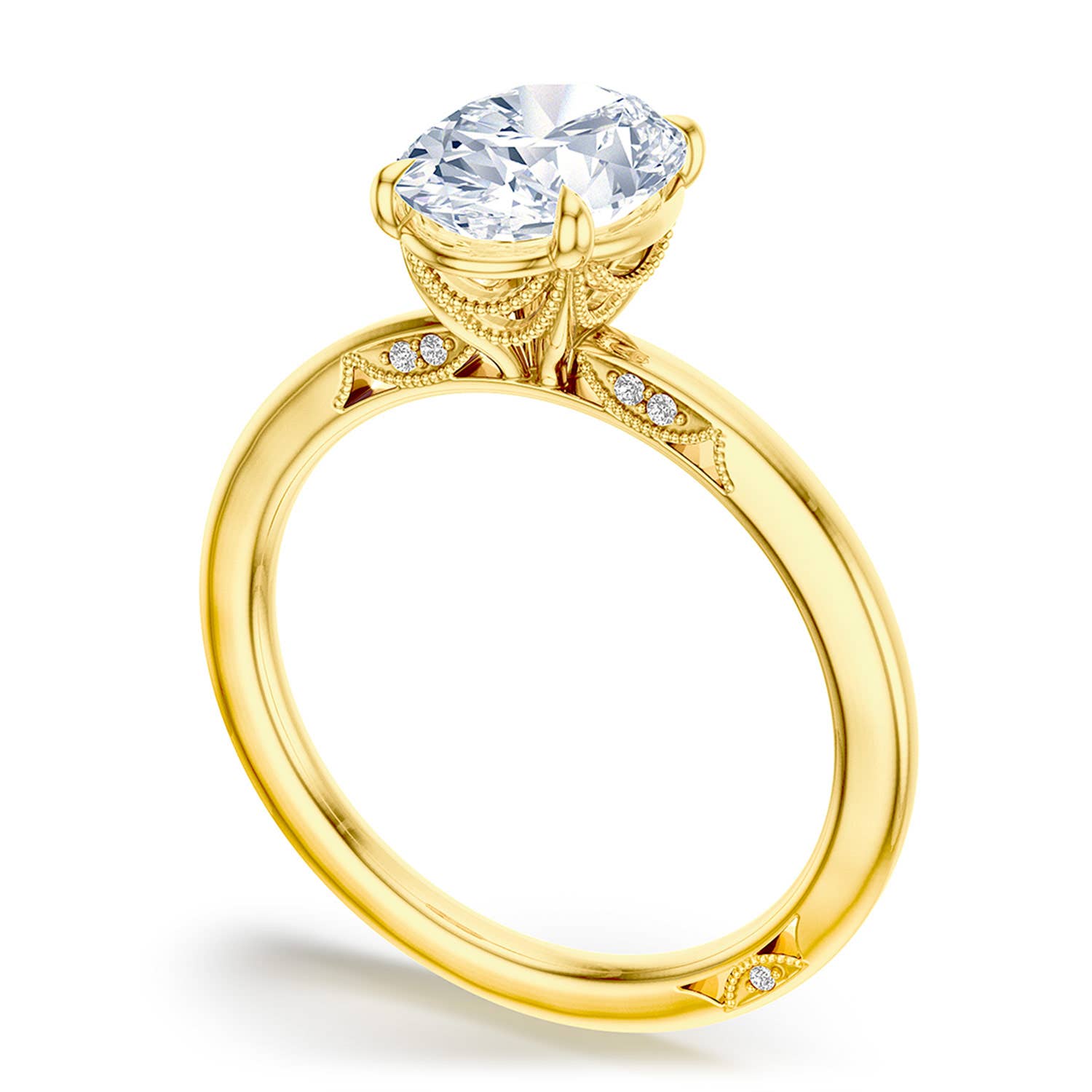 Oval Solitaire Engagement Ring - Everett Jewelry
