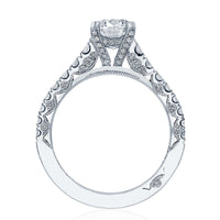 Petite Crescent | Oval Solitaire Engagement Ring - Everett Jewelry
