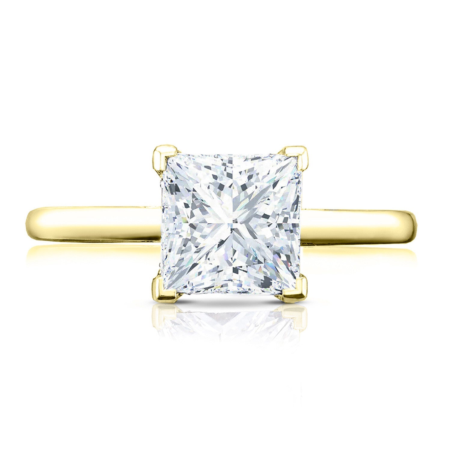 Simply TACORI | Princess Solitaire Engagement Ring - Everett Jewelry