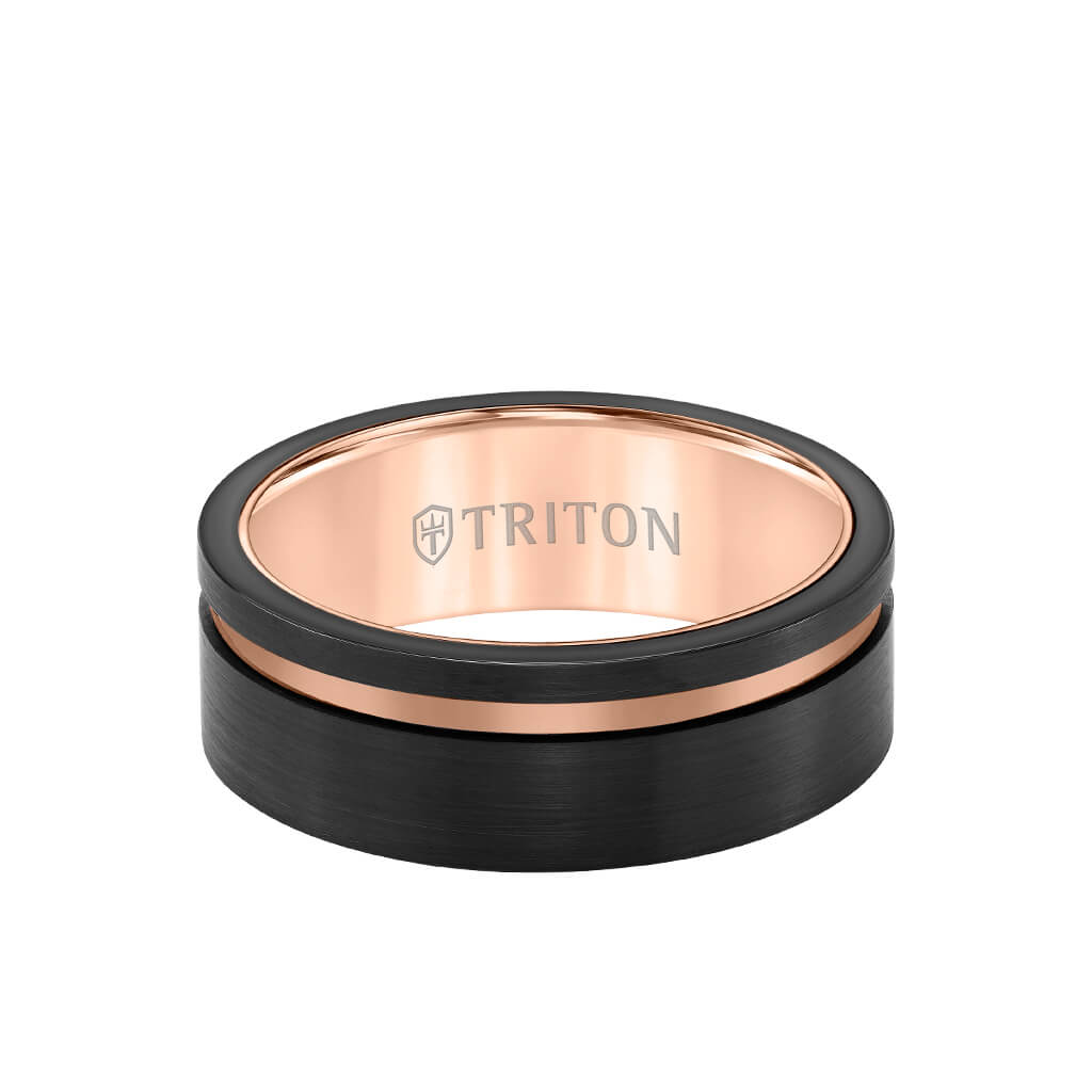 Triton 8MM Tungsten Carbide Ring - Everett Jewelry