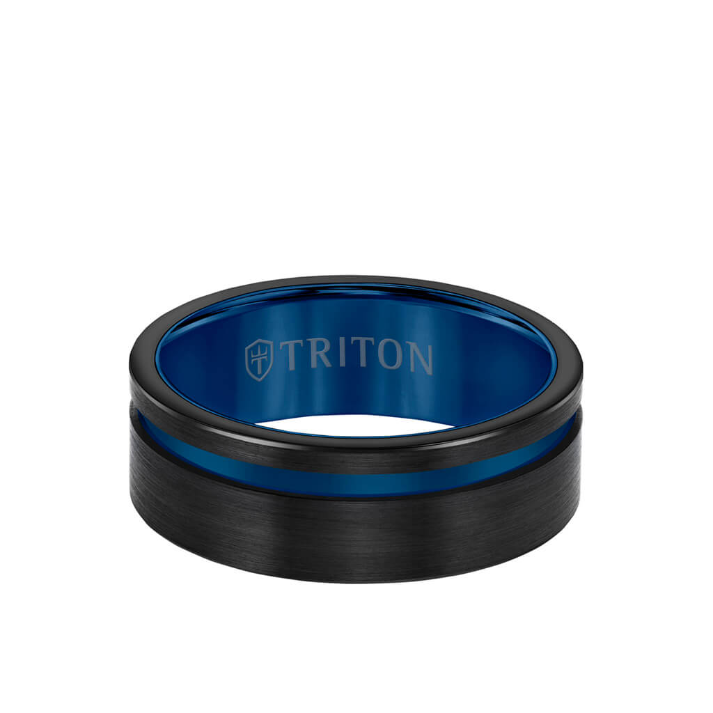 Triton 8MM Tungsten Carbide Ring - Everett Jewelry