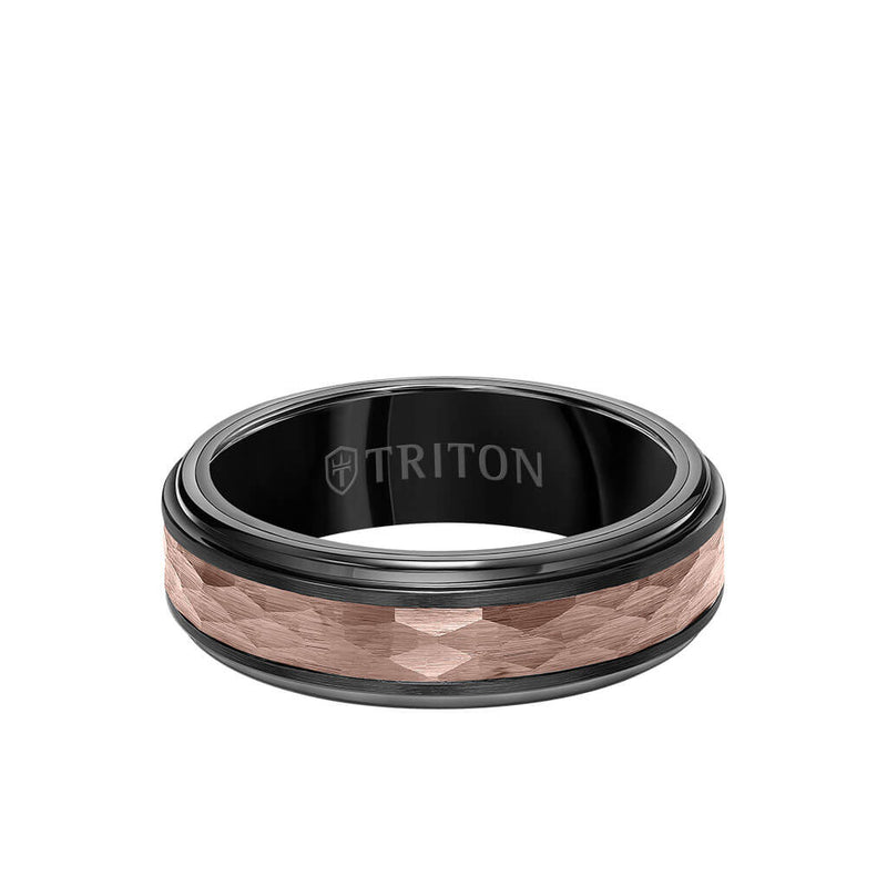 Triton Espresso Tungsten Carbide Ring - Everett Jewelry