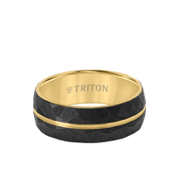 Triton Titanium Ring with Brushed Finish - Everett Jewelry