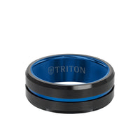 Triton Tungsten 2 Tone Carbide Ring - Everett Jewelry