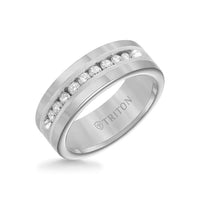 Triton Tungsten Diamond Ring - Everett Jewelry
