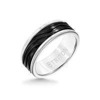 Triton White Tungsten Carbide Ring - Everett Jewelry