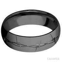 Zirconium with Polish Finish - Everett Jewelry