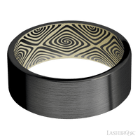 Zirconium with Satin Finish and Bright Nickel - Everett Jewelry