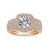 14K Rose Gold Diamond Matching Wedding Band - Everett Jewelry