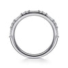 14K White Gold Diamond Matching Wedding Band - Everett Jewelry