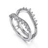 14K White Gold Diamond Ring Enhancer - 0.42 ct - Everett Jewelry