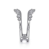 14K White Gold Diamond Ring Enhancer - 0.42 ct - Everett Jewelry