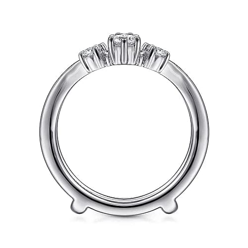 14K White Gold Diamond Ring Enhancer - 0.47 ct - Everett Jewelry