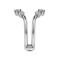 14K White Gold Diamond Ring Enhancer - 0.47 ct - Everett Jewelry