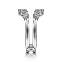 14K White Gold Diamond Ring Enhancer - 0.49 ct - Everett Jewelry