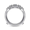 14K White Gold Diamond Ring Enhancer - 0.49 ct - Everett Jewelry