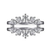 14K White Gold Diamond Ring Enhancer - 0.49 ct - Everett Jewelry