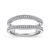 14K White Gold Matching Wedding Band - Everett Jewelry