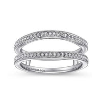 14K White Gold Matching Wedding Band - Everett Jewelry