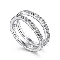 14K White Gold Matching Wedding Band - Everett Jewelry