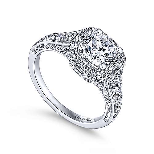 14kt Halo Style Ring - Everett Jewelry