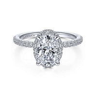 14kt Halo Style Ring - Everett Jewelry