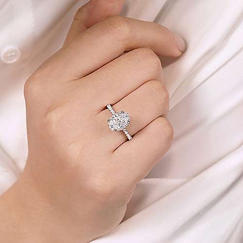 14kt Halo Style Ring - Everett Jewelry