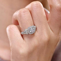 14kt Halo Style Ring - Everett Jewelry