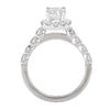 14kt Oval Halo Engagement Ring - Everett Jewelry