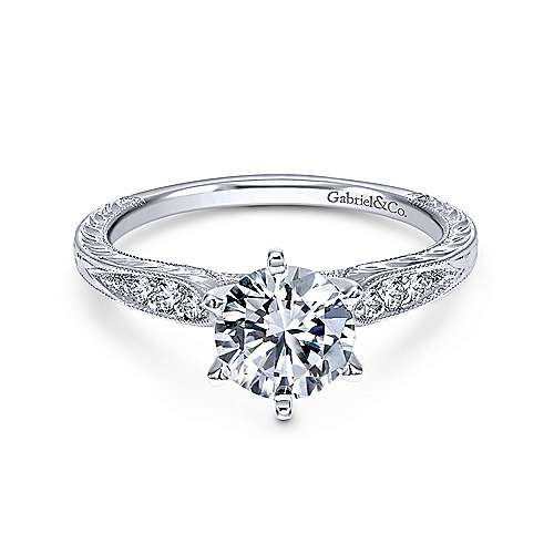 14kt Tiffany Style Ring - Everett Jewelry