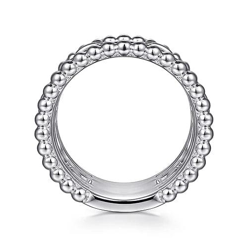 925 Sterling Silver Bujukan White Sapphire Easy Stackable Ring - Everett Jewelry