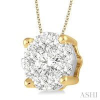 Women's Diamond Pendant | White Gold Diamond Pendant | Everett Jewelry
