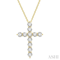 Diamond Cross Pendant | Women's Cross Pendant | Everett Jewelry