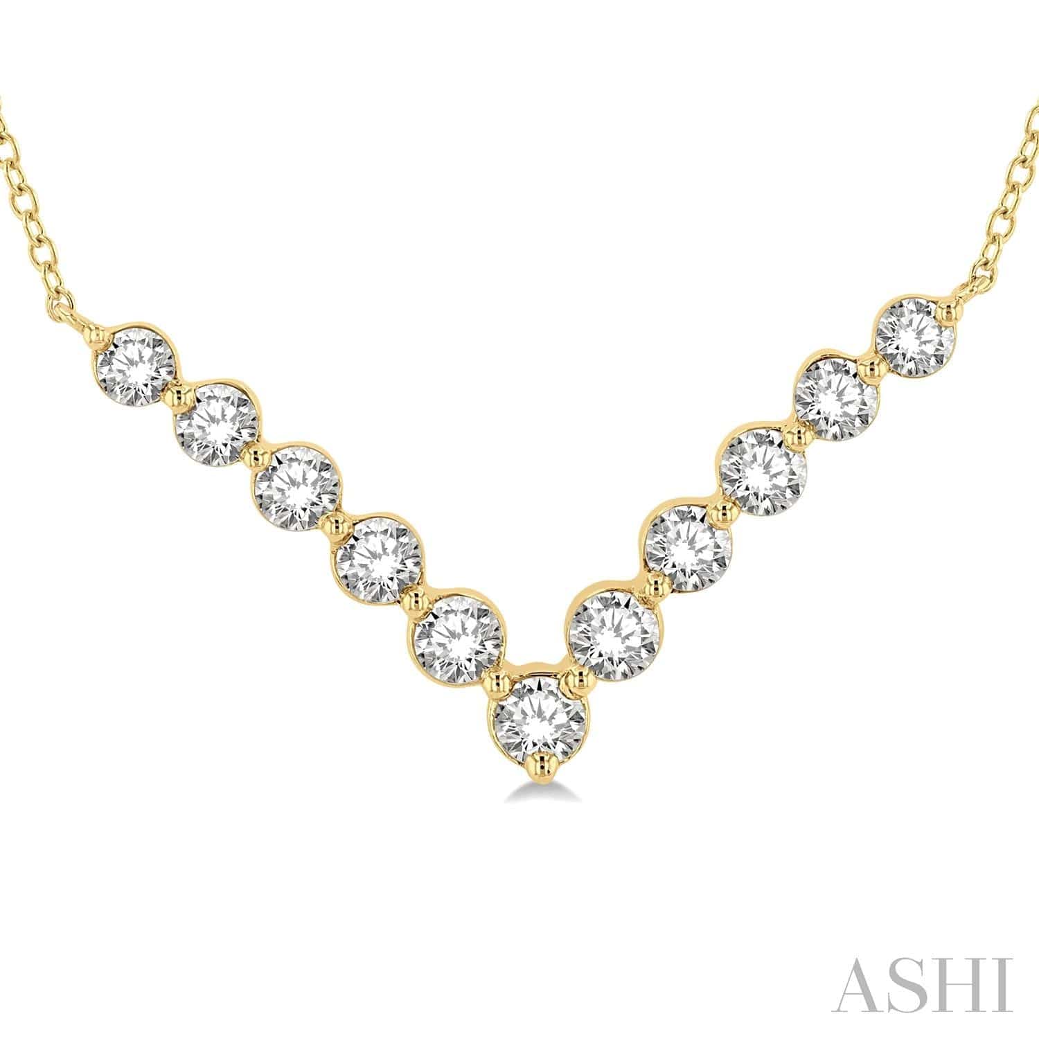 Heart Shape Diamond Necklace; Juwels & Co.