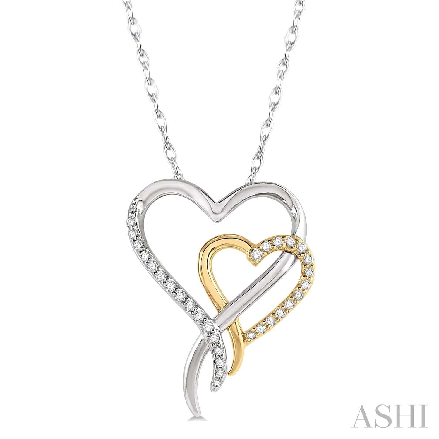 Ashi Necklaces and Pendants Diamond Heart Pendant