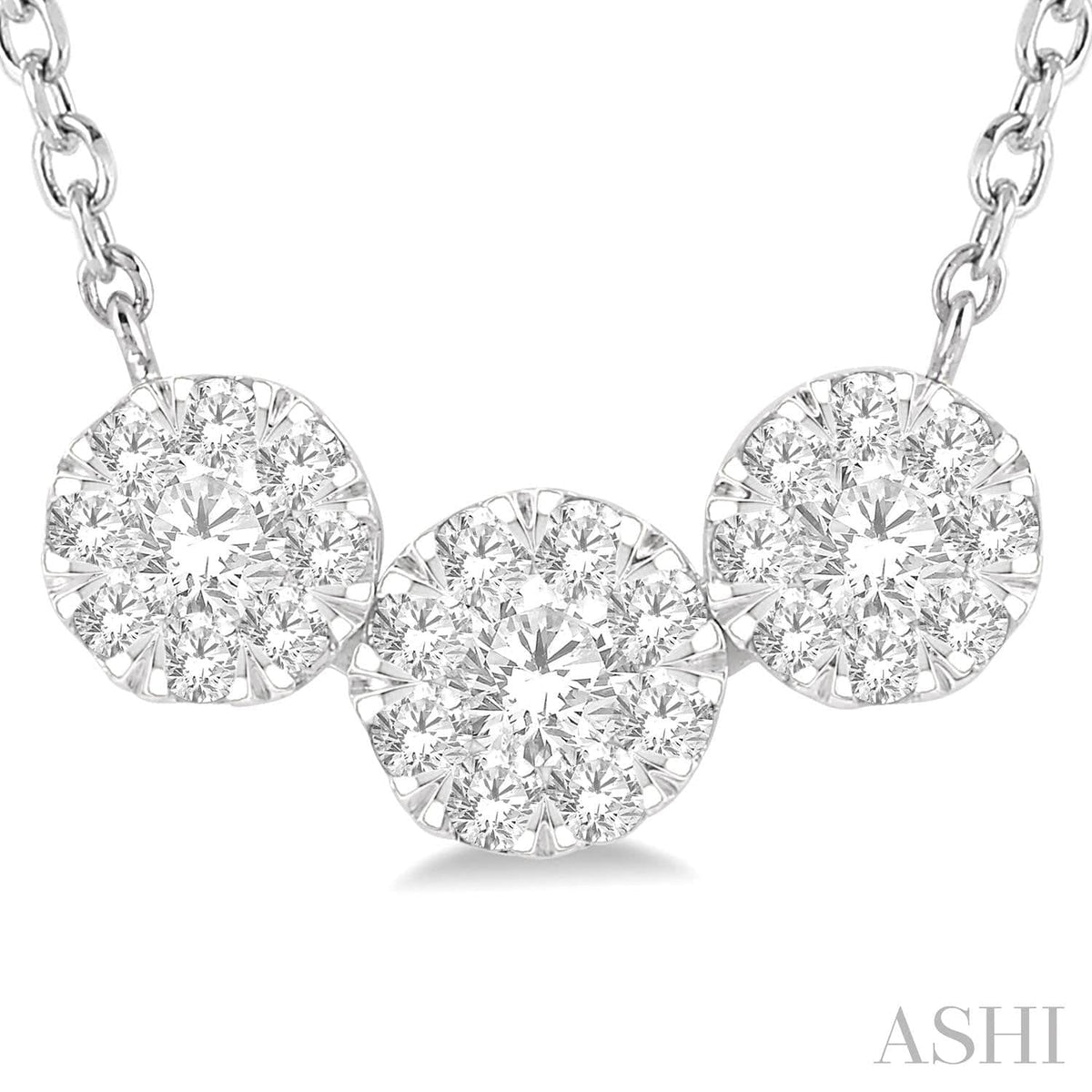 Ashi Necklaces and Pendants Past Present & Future Lovebright Essential Diamond Necklace