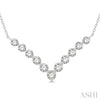 Chevron Diamond Necklace - Everett Jewelry