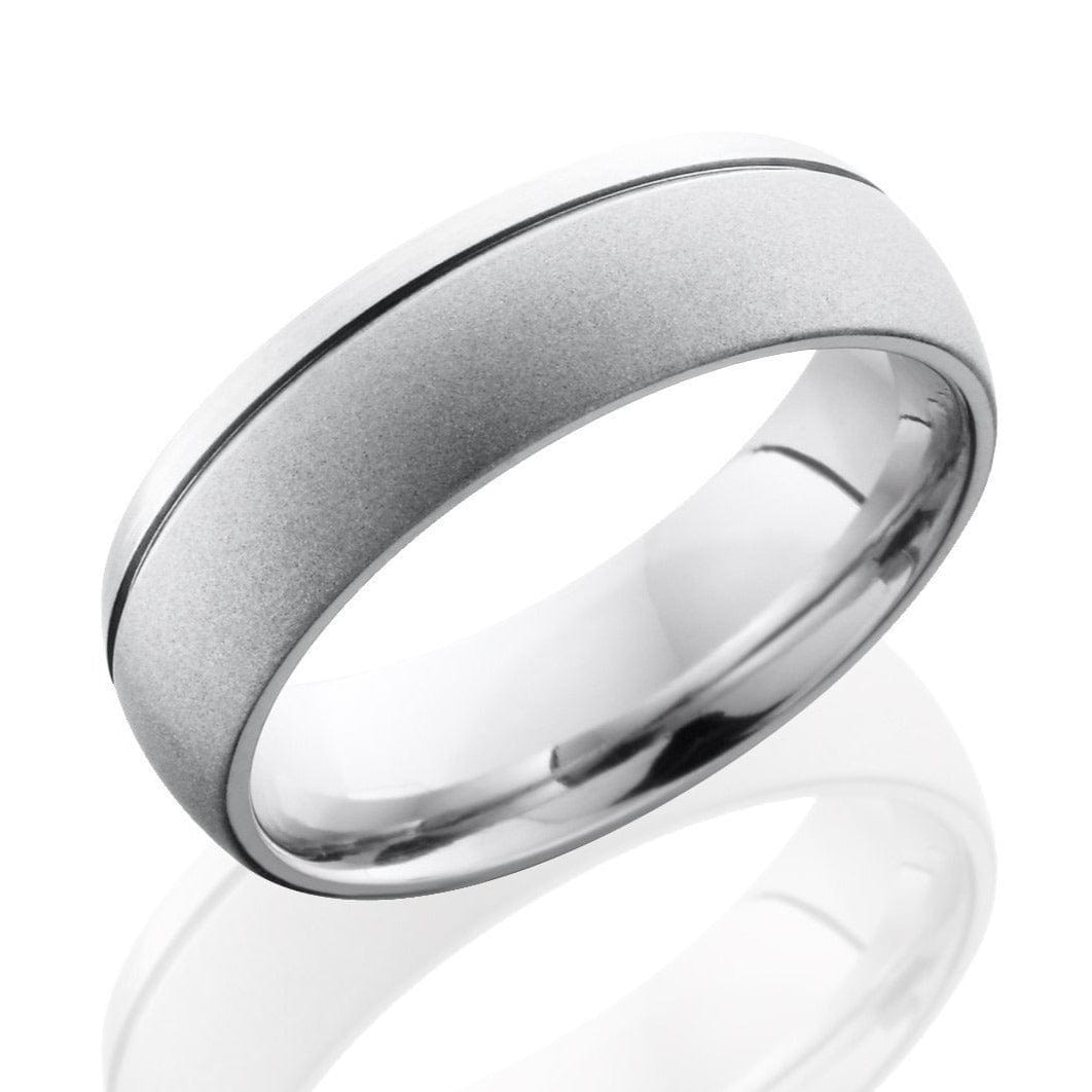 Cobalt Chrome Wedding Band - Everett Jewelry