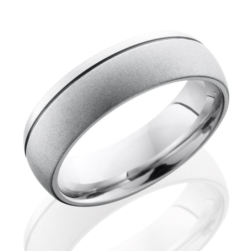 Cobalt Chrome Wedding Band - Everett Jewelry